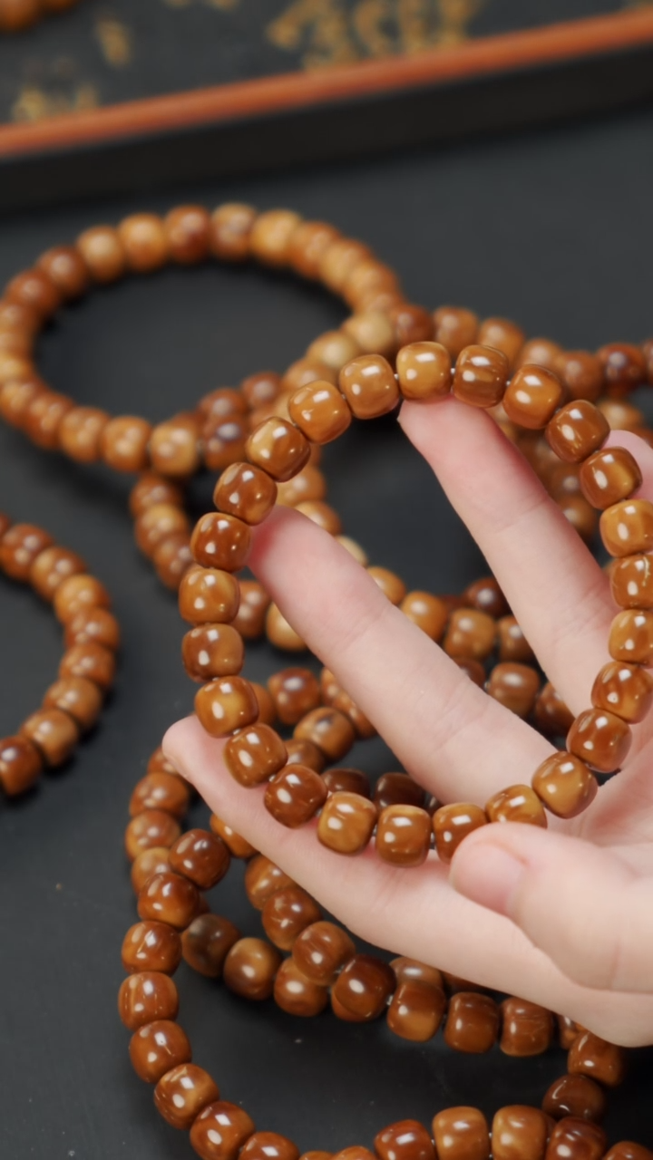 紫金鼠手串实心库克老型9