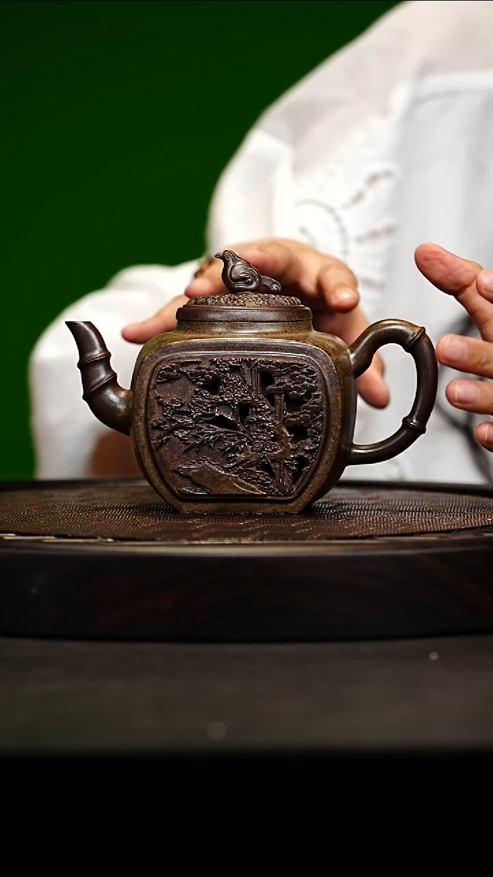 宜兴原矿高端紫砂 谭砂段囊闭烧260cc