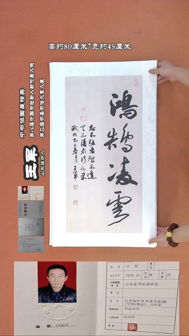 【闪购商品】书法156王军书法作品