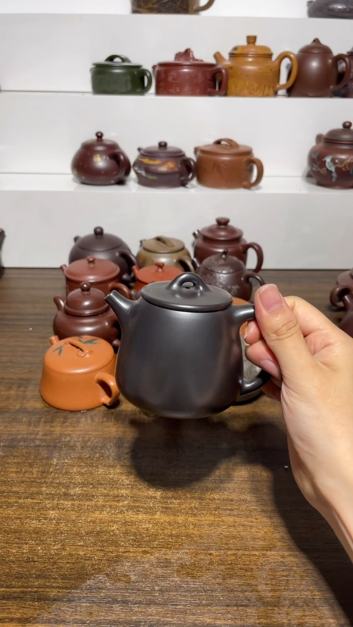 茶壶紫砂宜兴黄龙山原矿紫砂15