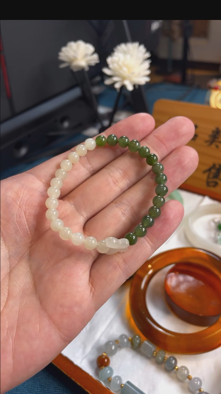 未镶嵌手链和田玉4922号