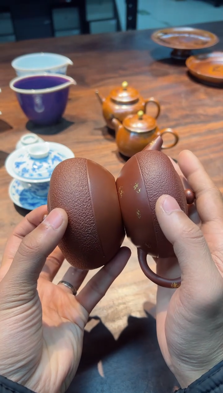 【闪购商品】汤华刚 紫朱泥 珠玳套组