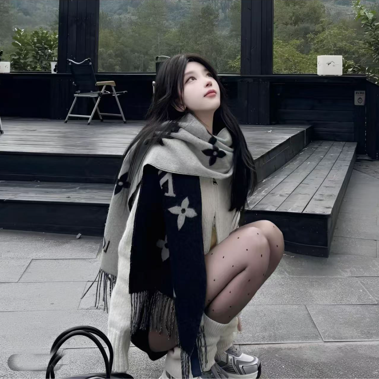 【专柜同款】秋冬新款明星同款围巾