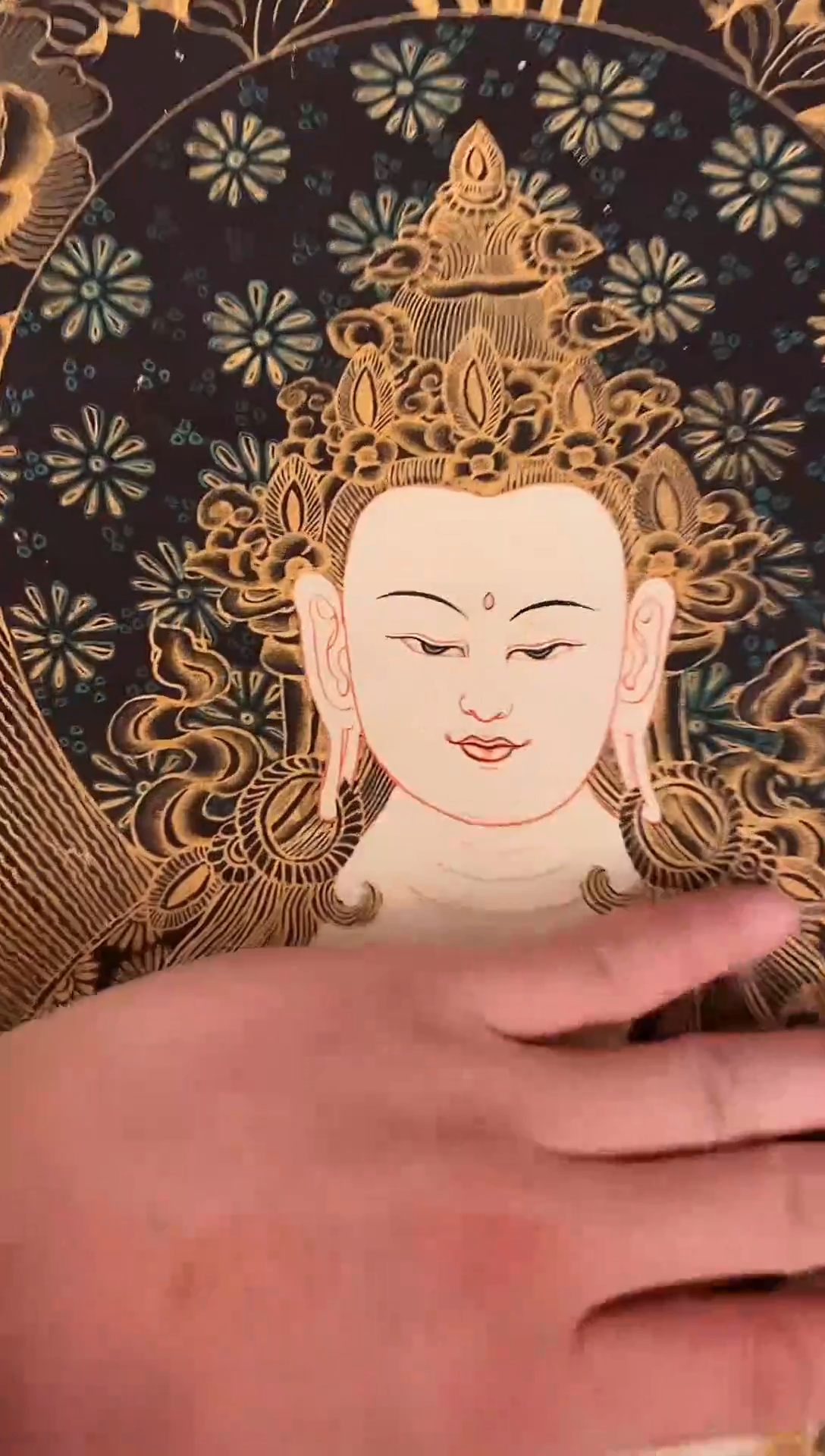 装裱画精美唐卡tk16116