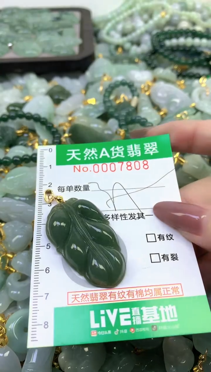 颈饰未镶嵌翡翠纯天然缅甸A货翡翠