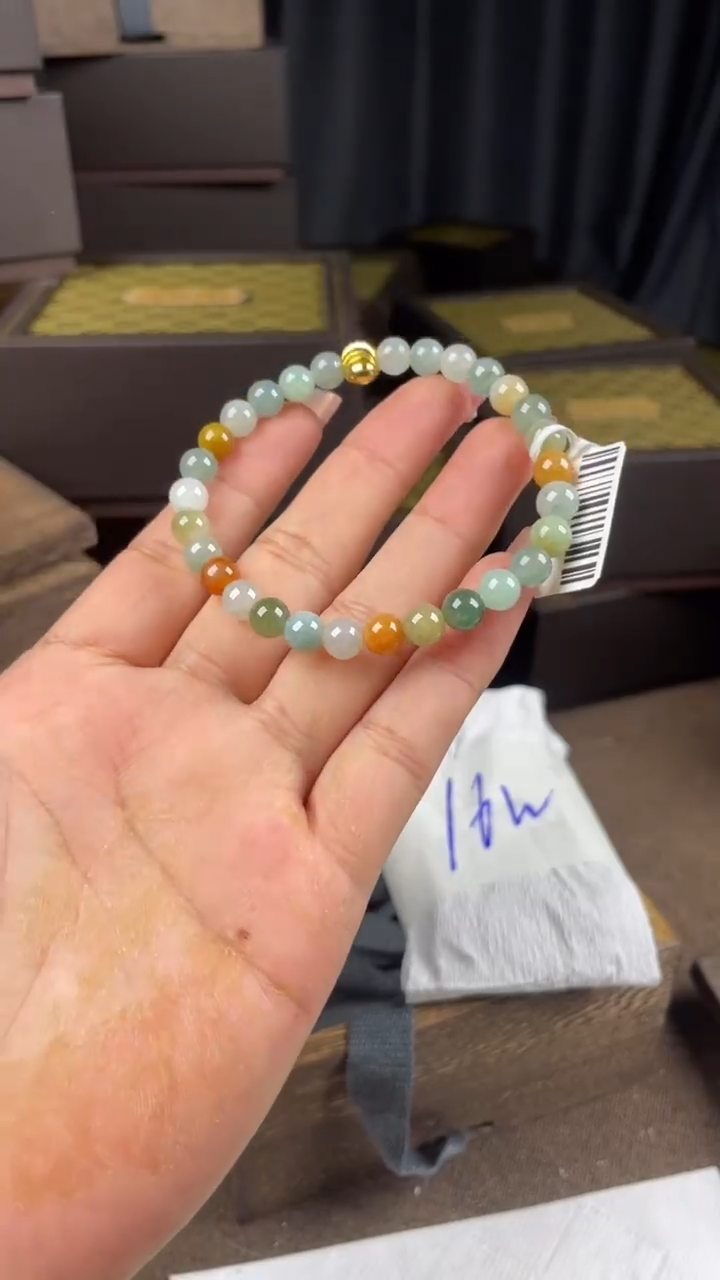 未镶嵌手链翡翠手串