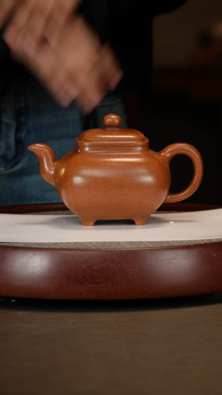 【闪购商品】紫砂茶壶玉成老段泥传炉+邵六大700c双耳醒茶罐