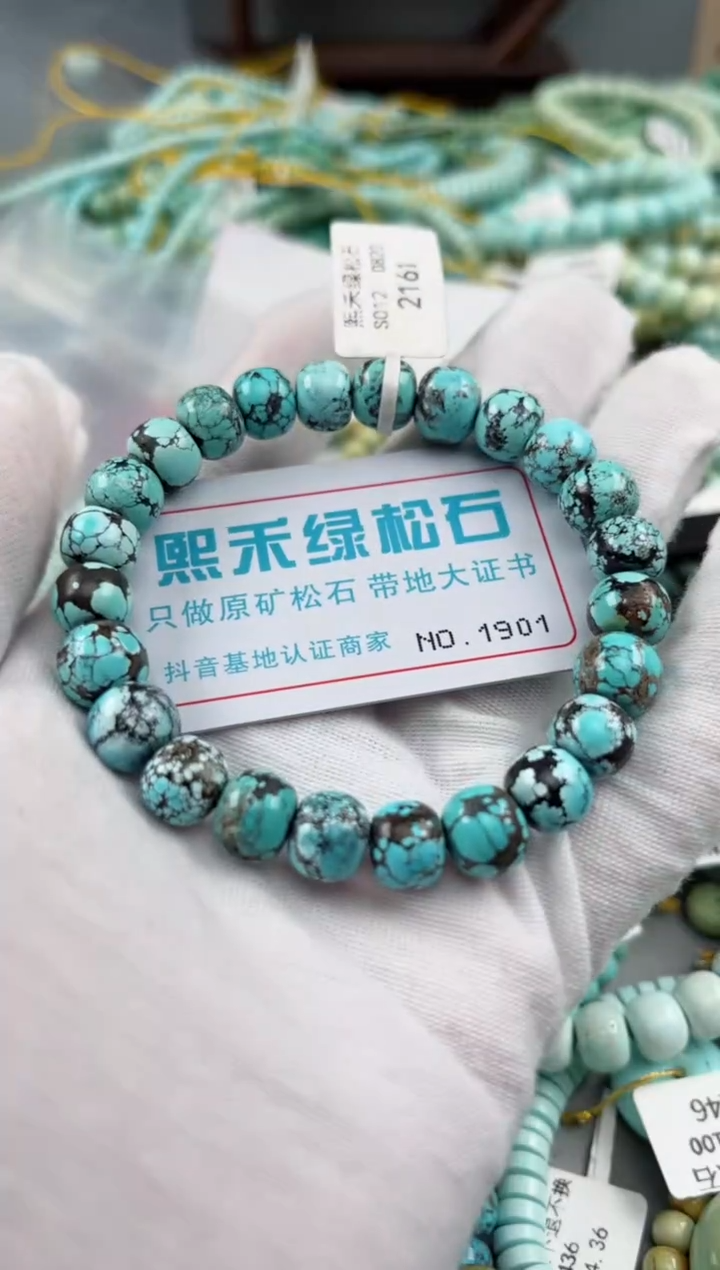 未镶嵌绿松石松石1901