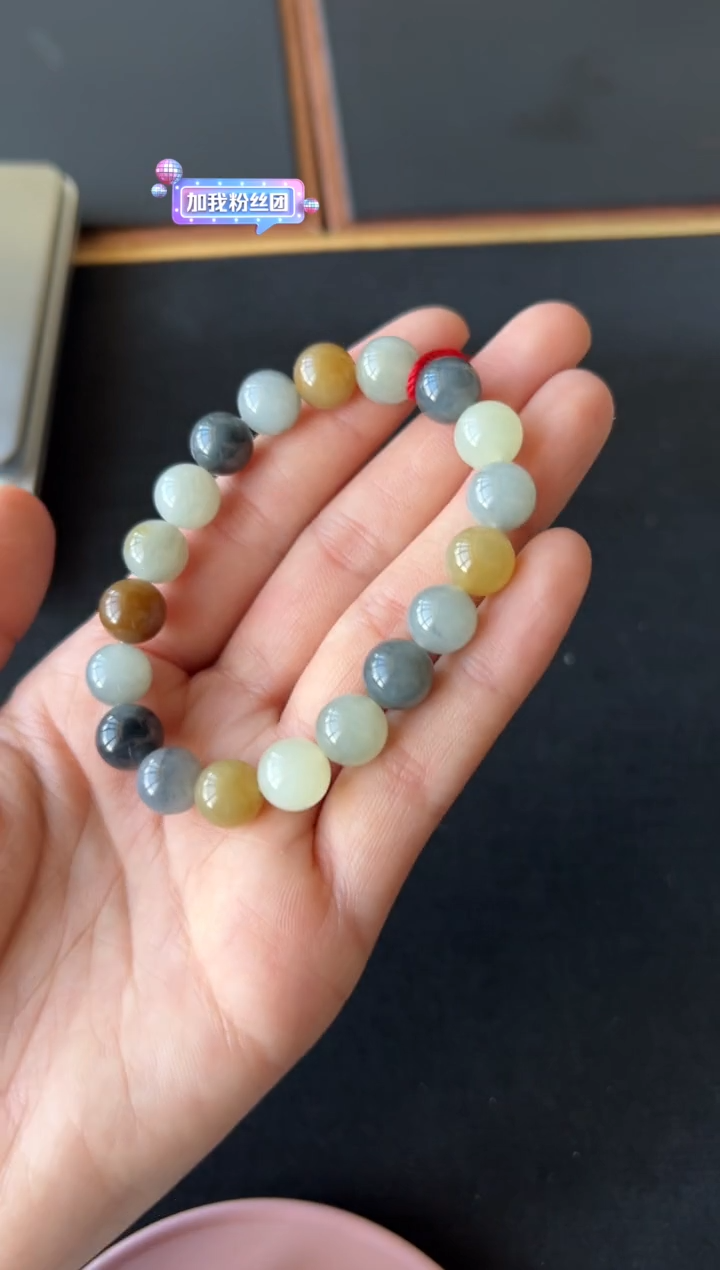 【闪购商品】和田玉手串未镶嵌若羌微色差卡10