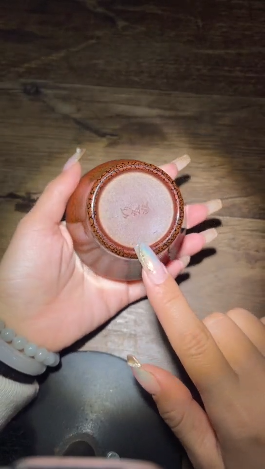 【闪购商品】茶盏何定欣老师作品《鹧鸪斑》