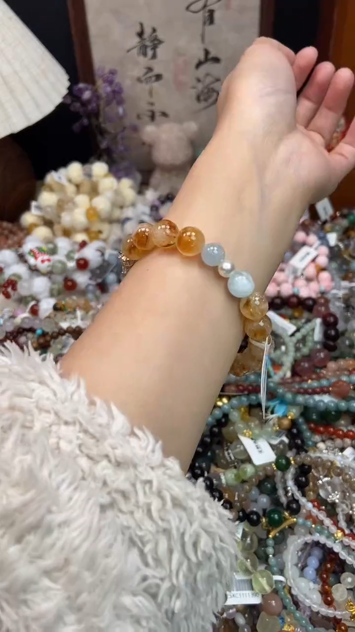 未镶嵌手链黄晶347