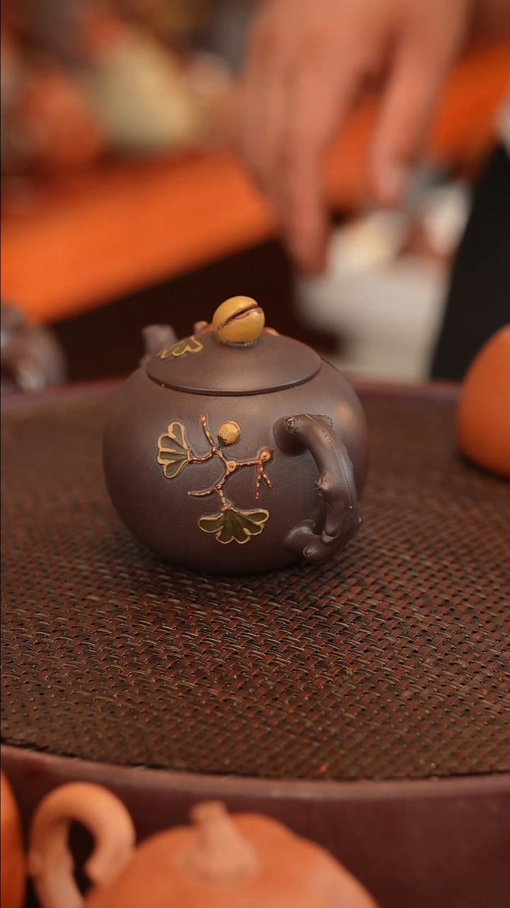 茶壶紫砂原矿手工制作
