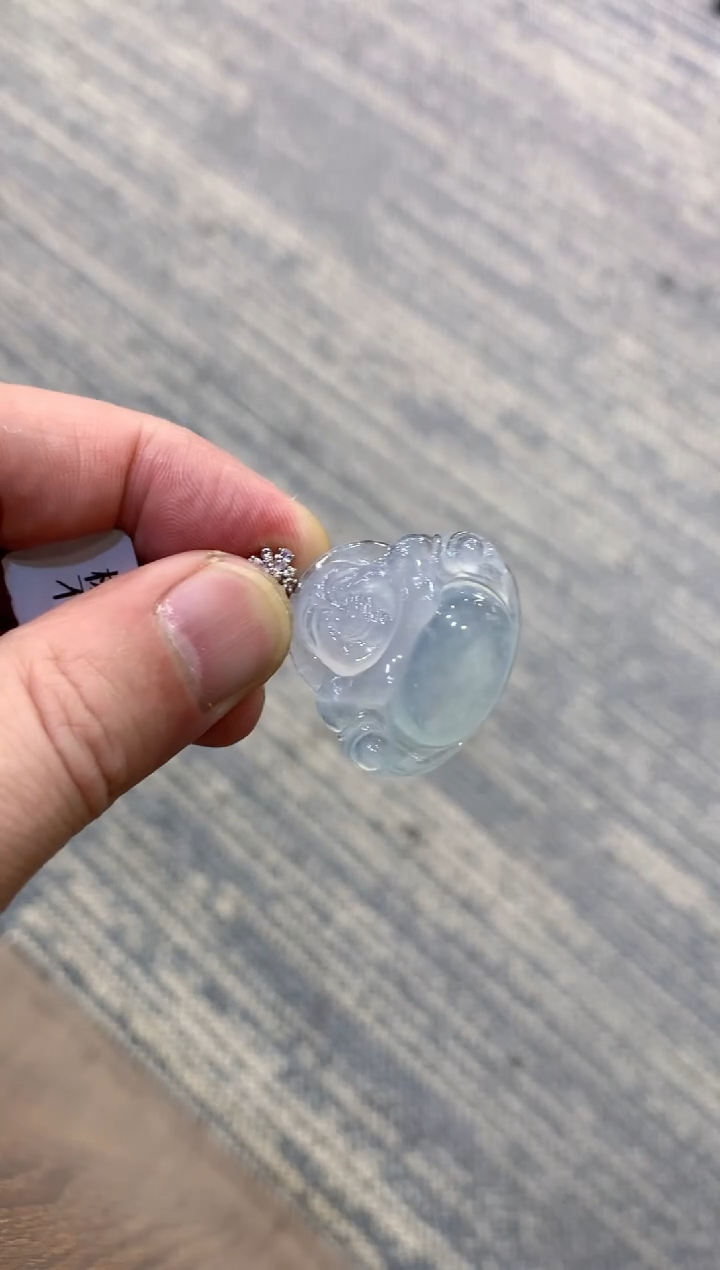 颈饰未镶嵌翡翠天然A货翡翠