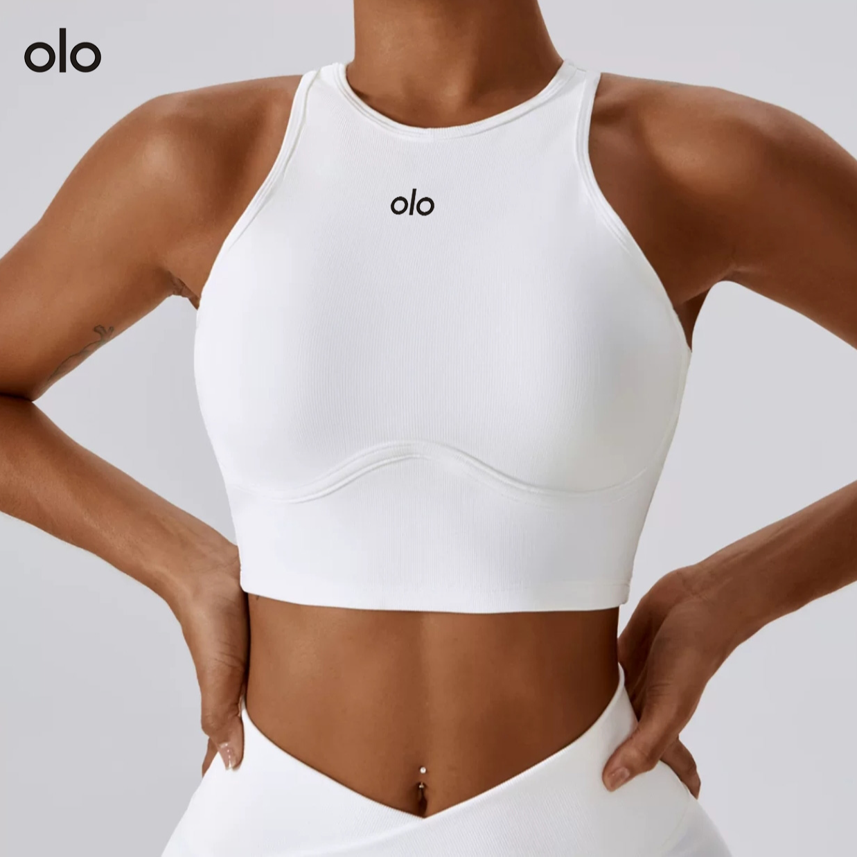 瑜珈背心高强度跑步防震健身螺纹镂空美背透气瑜伽服