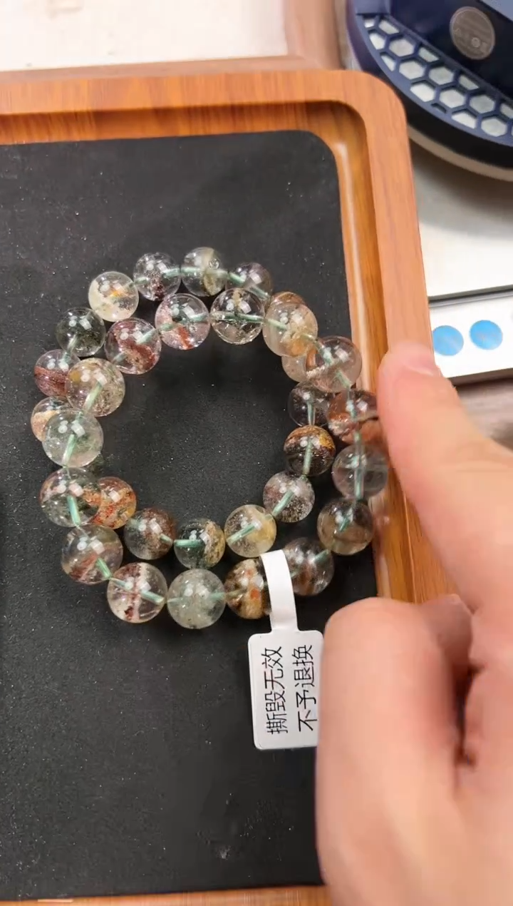 【闪购商品】水晶手串未镶嵌13±mm四级幽灵（多样性发其一）