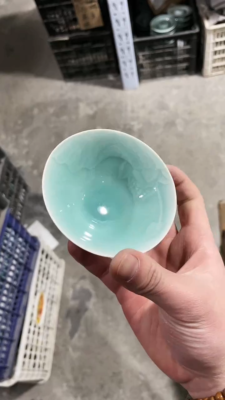 【闪购商品】荷花 特价 微瑕 慧仙青瓷