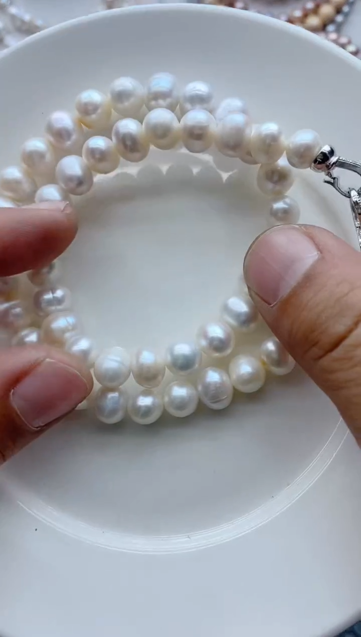 淡水珍珠未镶嵌颈饰2116