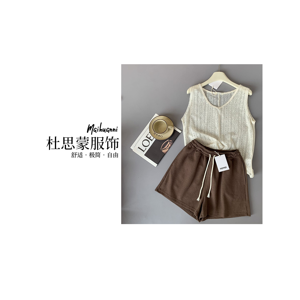 （杜思蒙服饰）S8501-【宝藏衣橱】韩系多色时尚显瘦休闲运动短裤