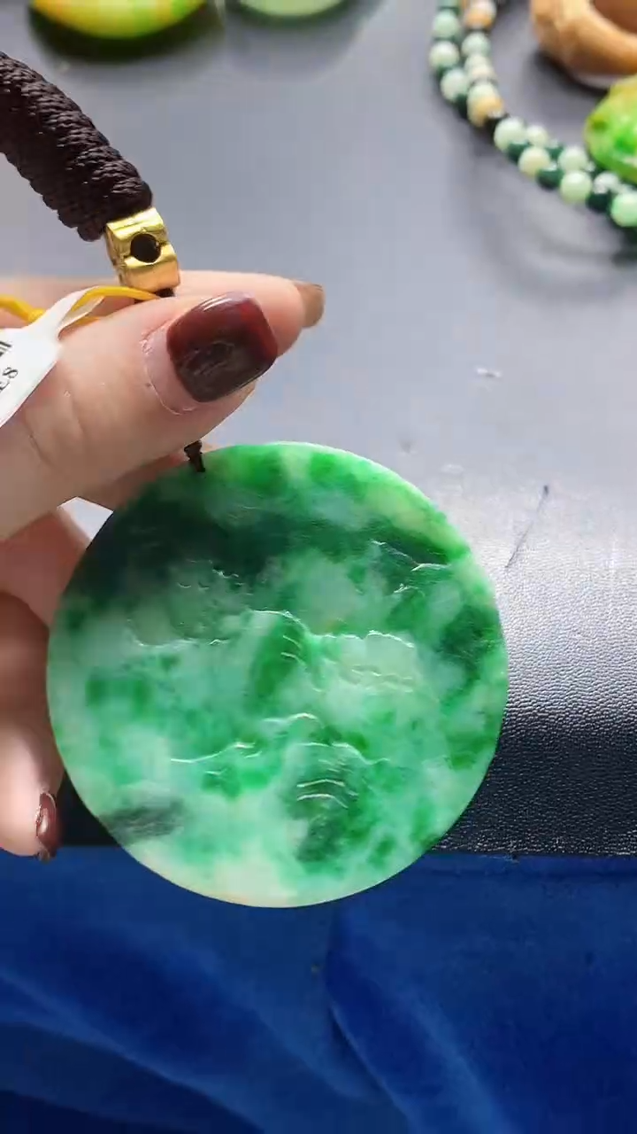 颈饰未镶嵌翡翠天然缅甸a货翡翠