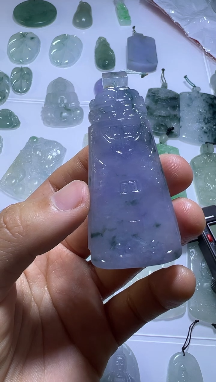 【闪购商品】定制翡翠未镶嵌无事牌