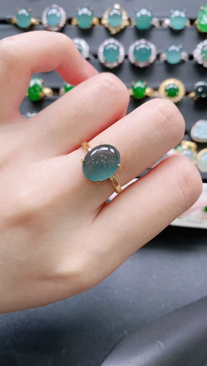 【闪购商品】翡翠戒指银S925镶嵌11111111