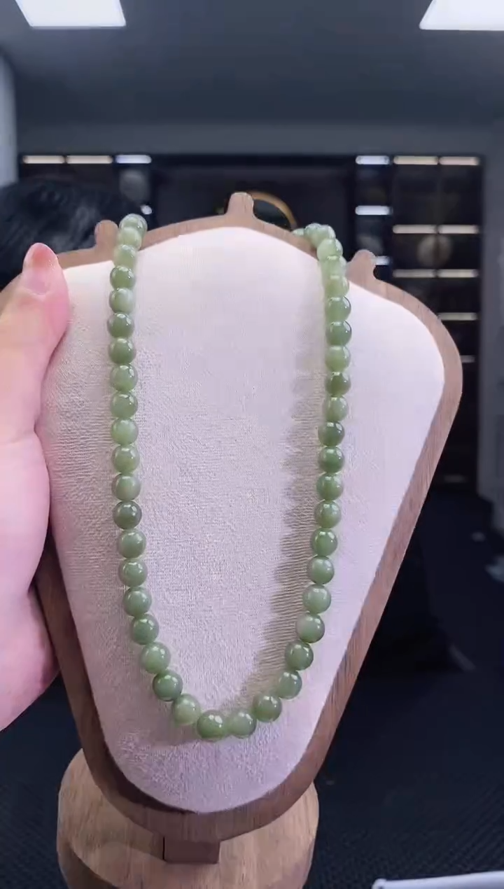颈饰未镶嵌和田玉妈妈链卡8