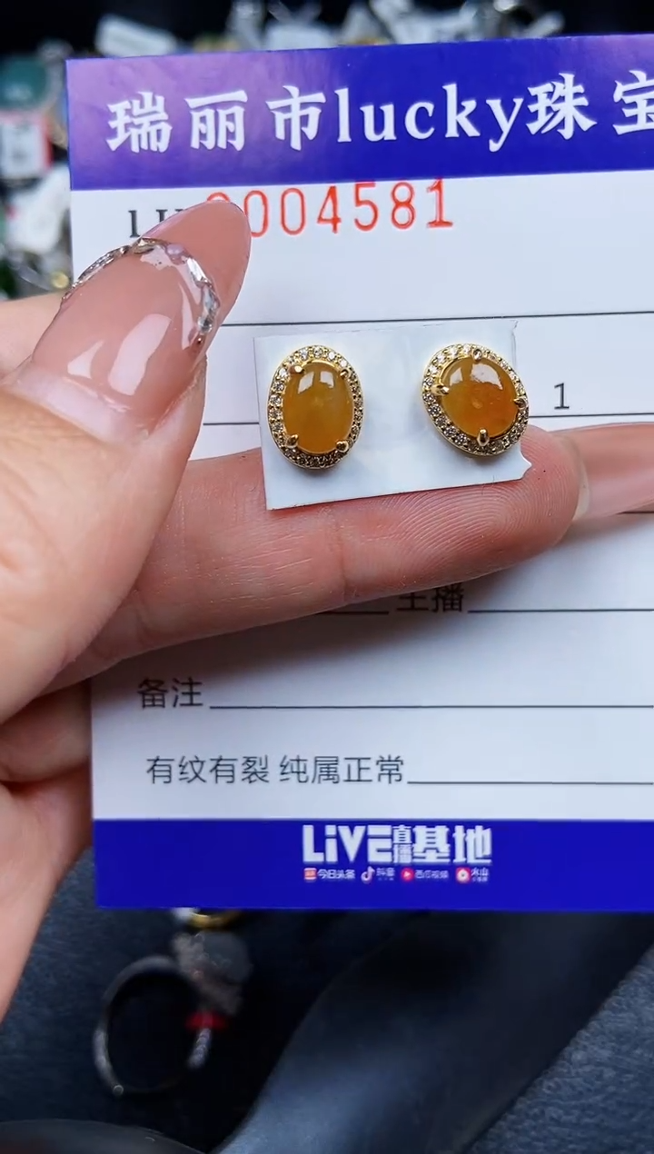 翡翠银S925镶嵌颈饰4581