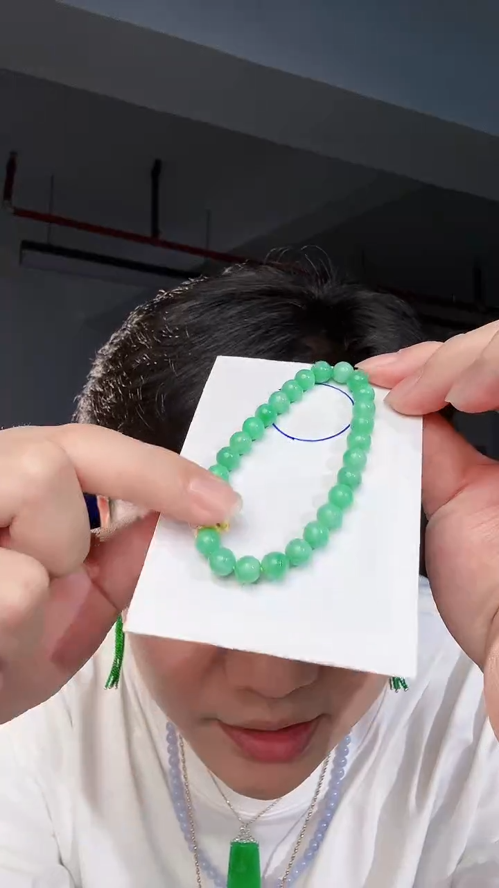 【闪购商品】翡翠手链未镶嵌缅料A货翡翠/支持复检/一件