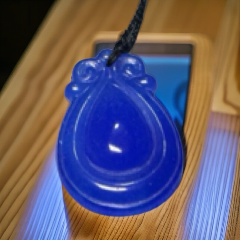 DJY 蓝色 吊坠项坠