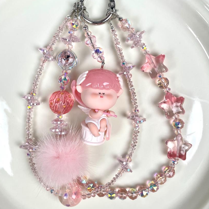 【福福惊喜款】秋冬天必备萌粒手机链DIY包挂车挂INS风斜挎