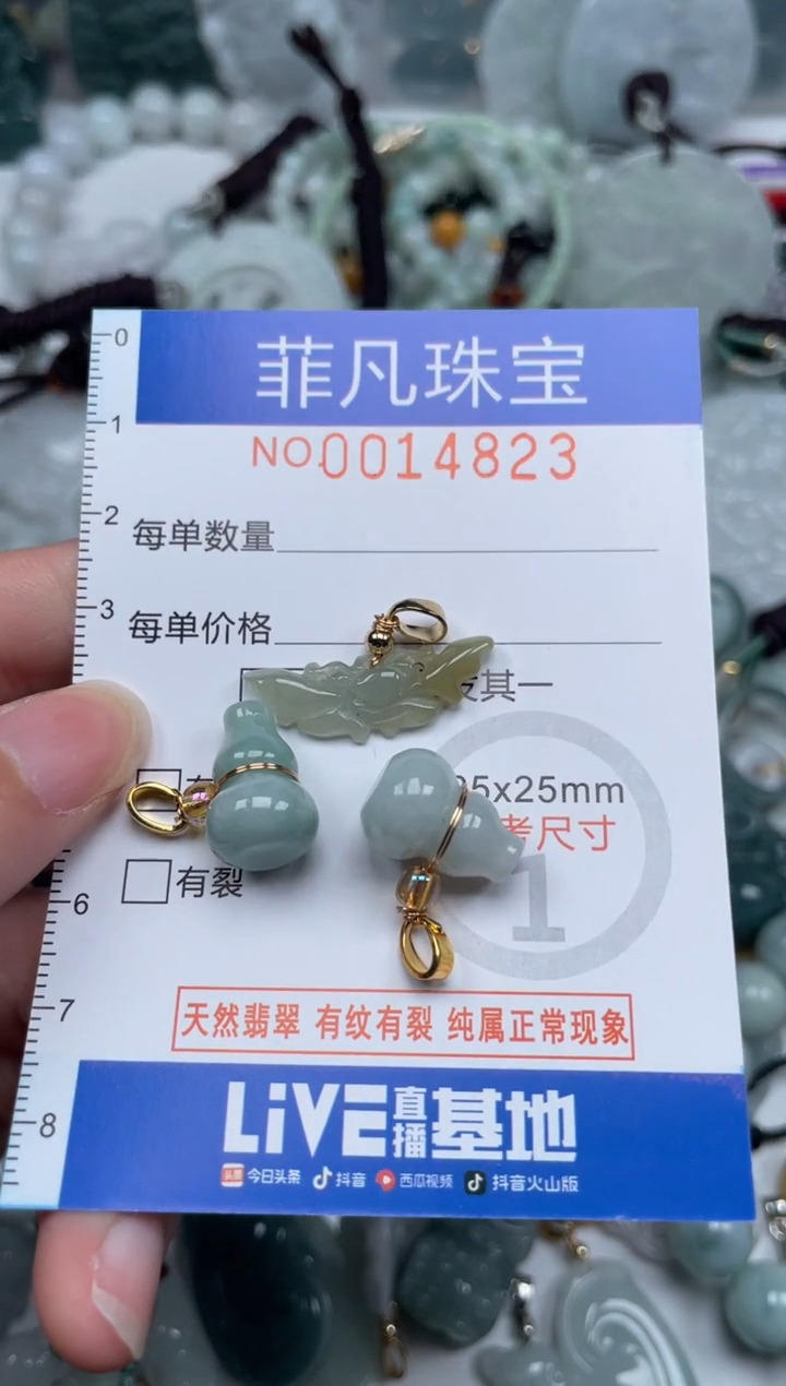 颈饰未镶嵌翡翠14823