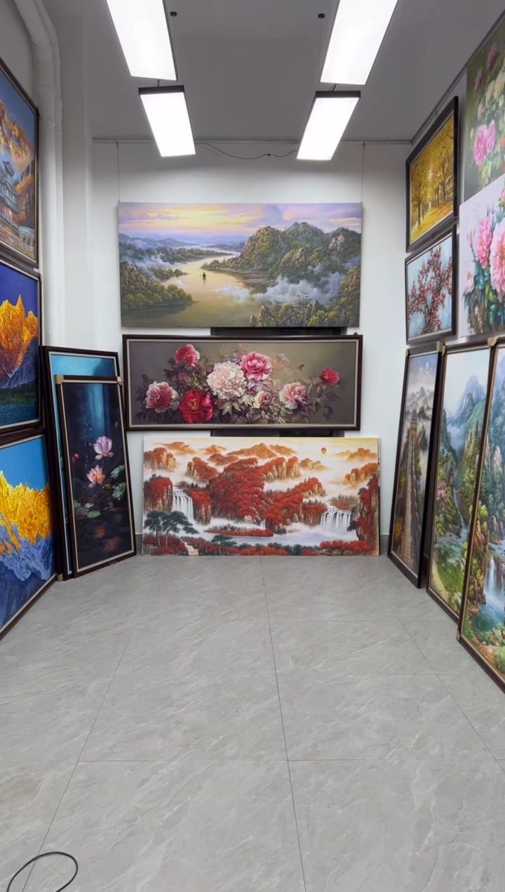 【闪购商品】书法定制 牡丹花开 带框70*150