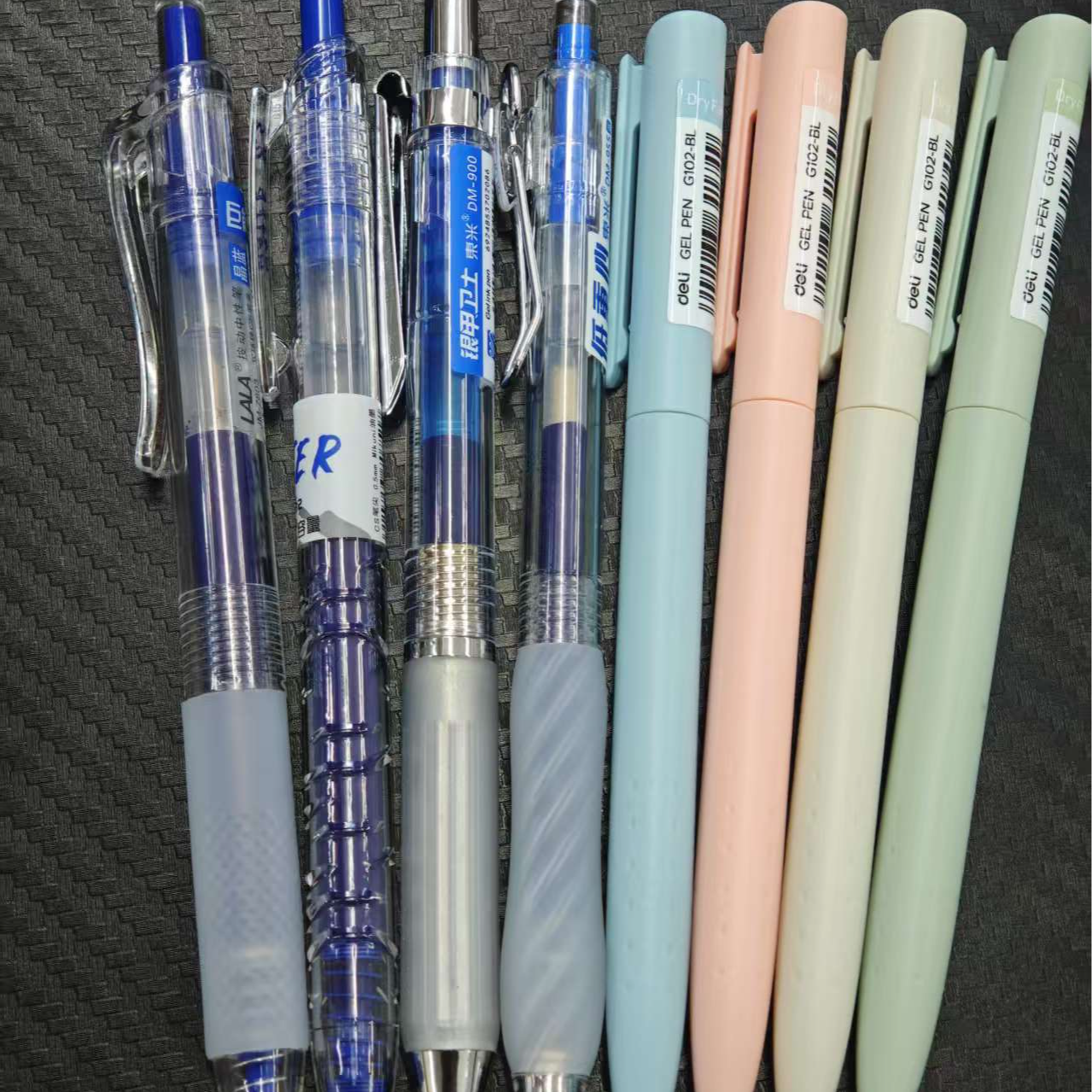 【发8支-蓝色】【4支外贸款102+银甲+955+宝特瓶+巨能写】