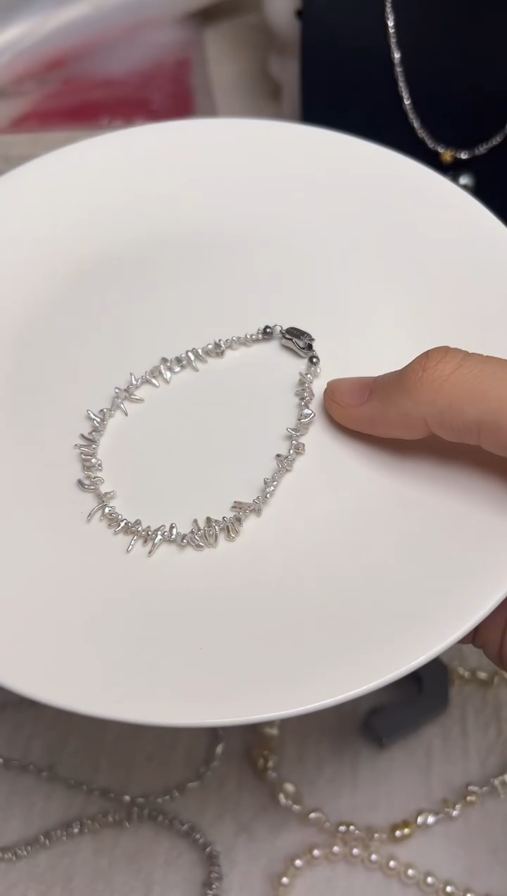 未镶嵌手绳海水珍珠珍珠