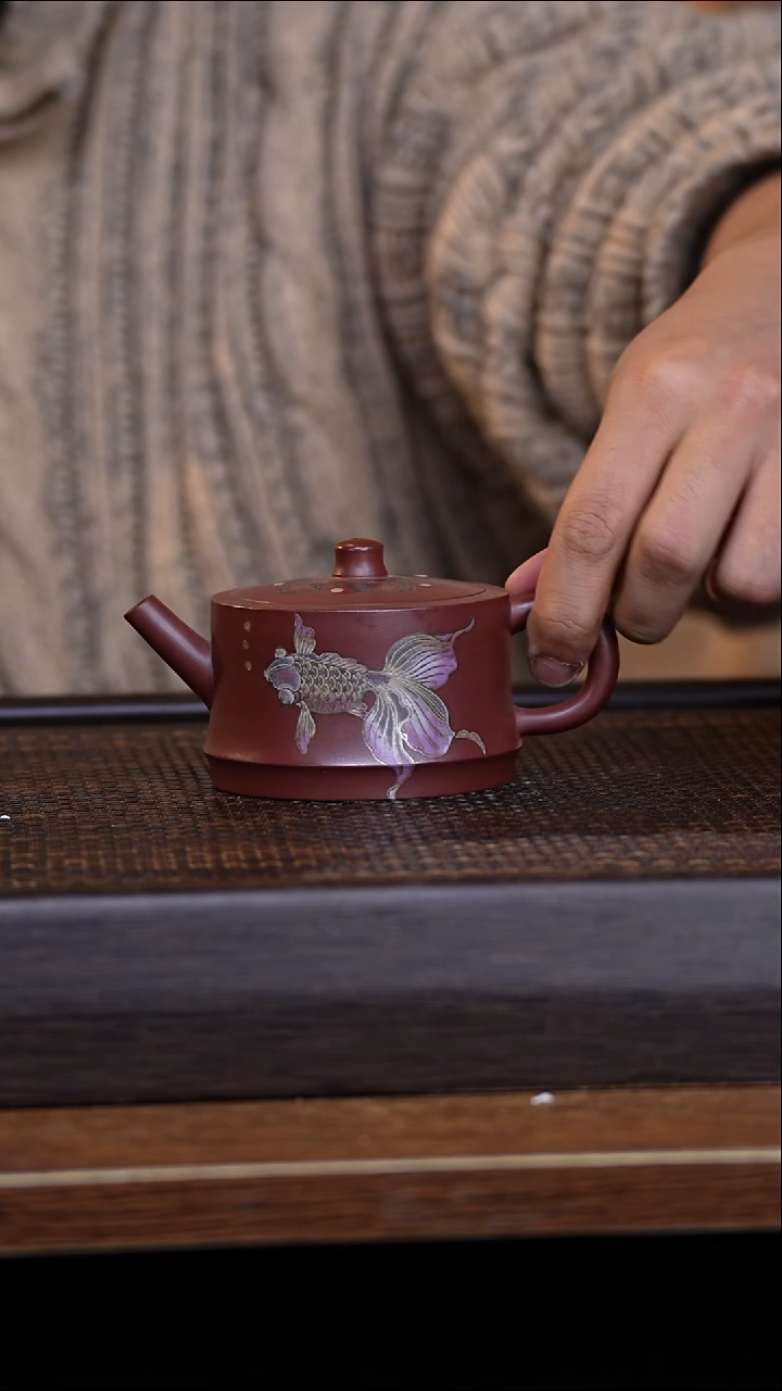 茶壶紫砂宜兴手工原矿紫砂壶001