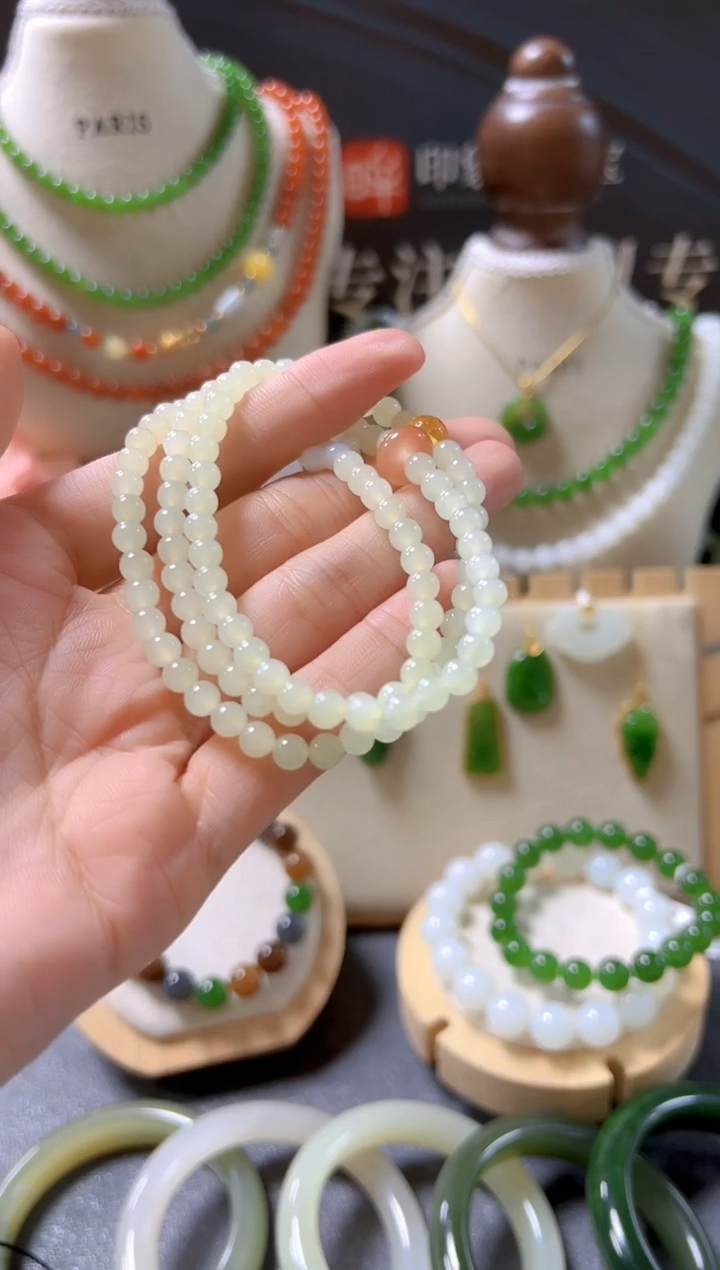 颈饰未镶嵌和田玉天然和田玉/支持复检/多样性发一cg