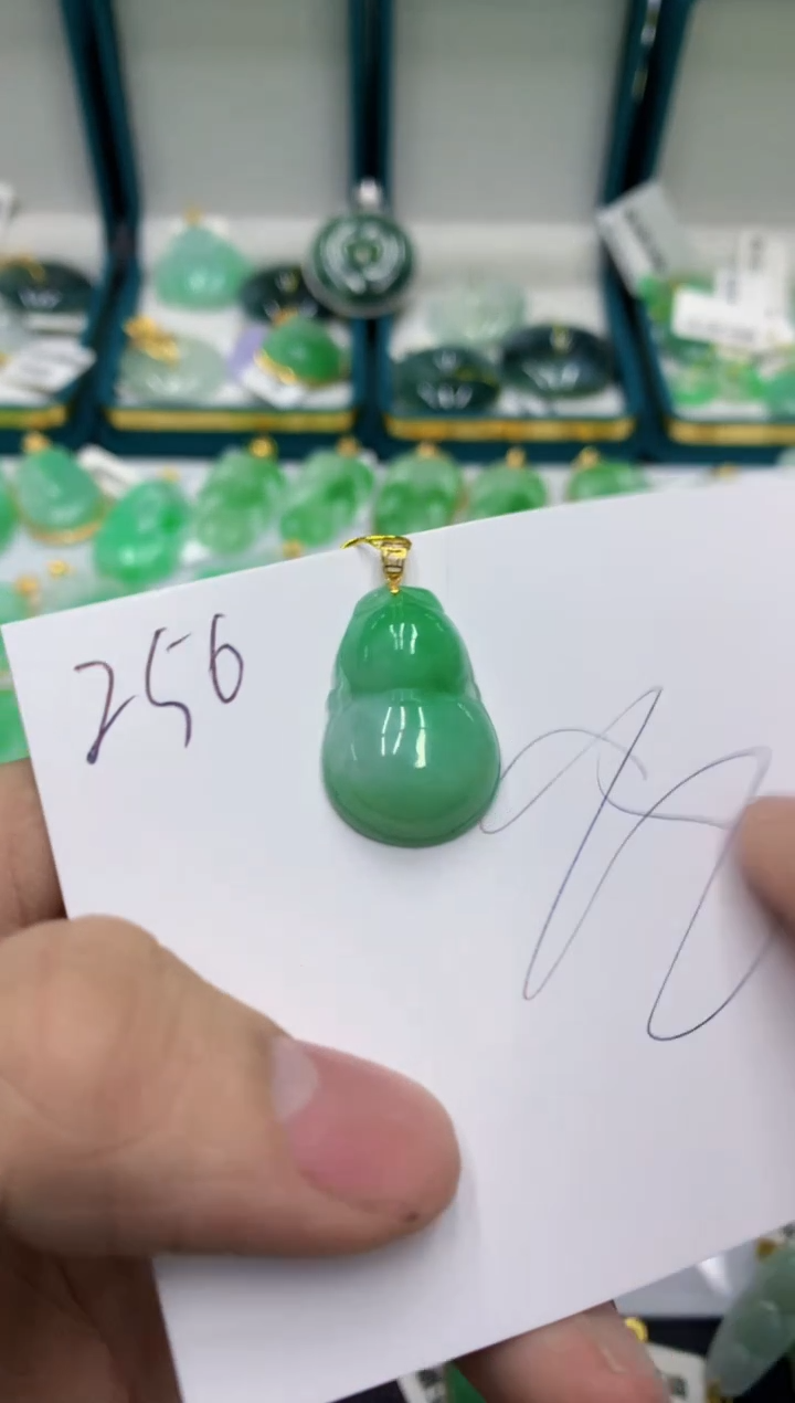 【闪购商品】翡翠颈饰18K金镶嵌11111111
