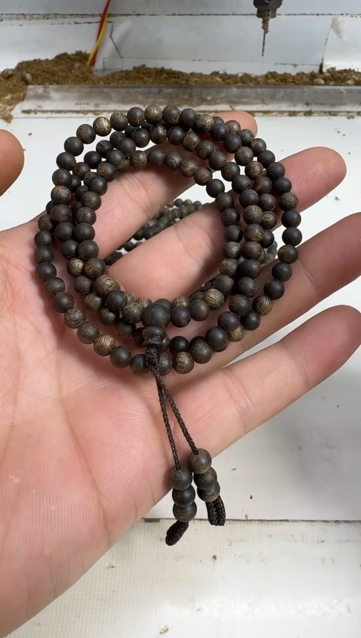 沉香手串0.5规格多圈13克沉水