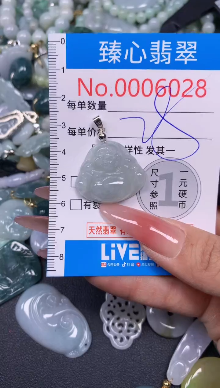 【闪购商品】翡翠颈饰未镶嵌含绳0006028