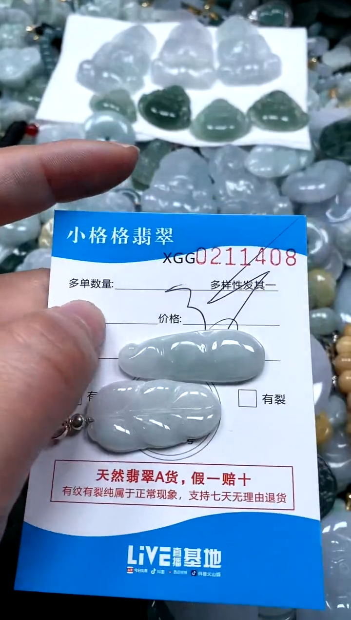 【闪购商品】翡翠颈饰未镶嵌闪购商品0211408