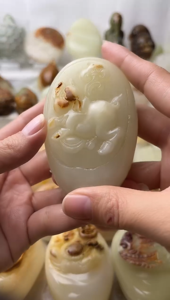 石材古青石棉纹正常不退换猪