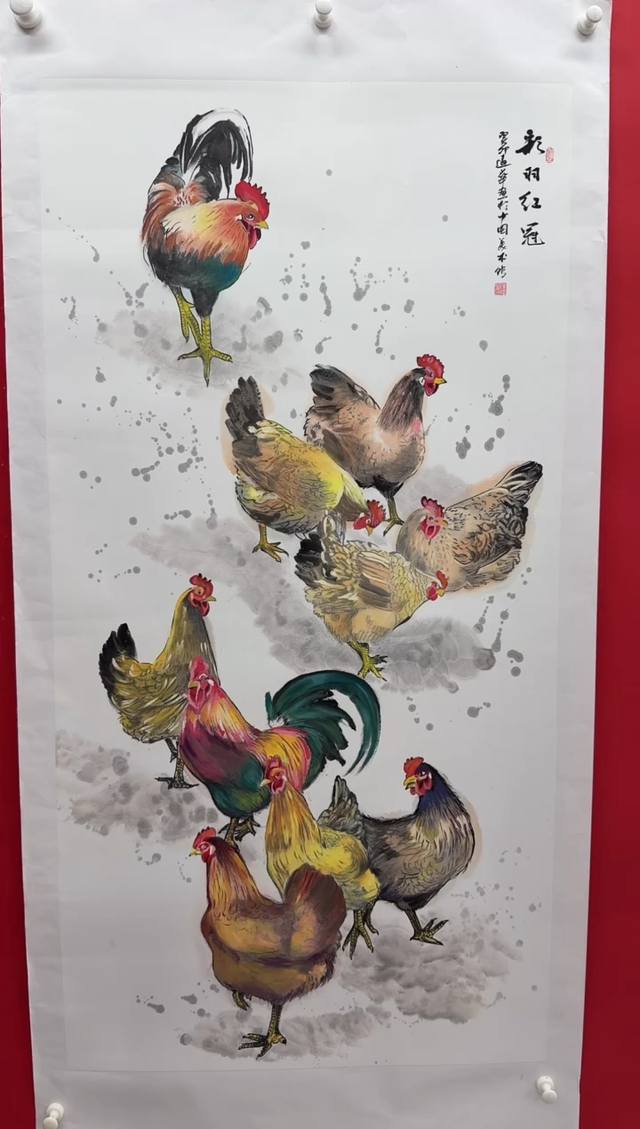 国画画家陆远华纯手绘原作