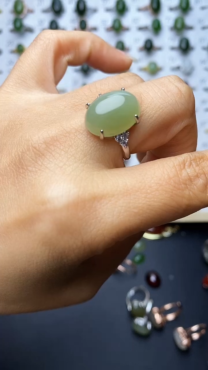 【闪购商品】和田玉戒指未镶嵌1