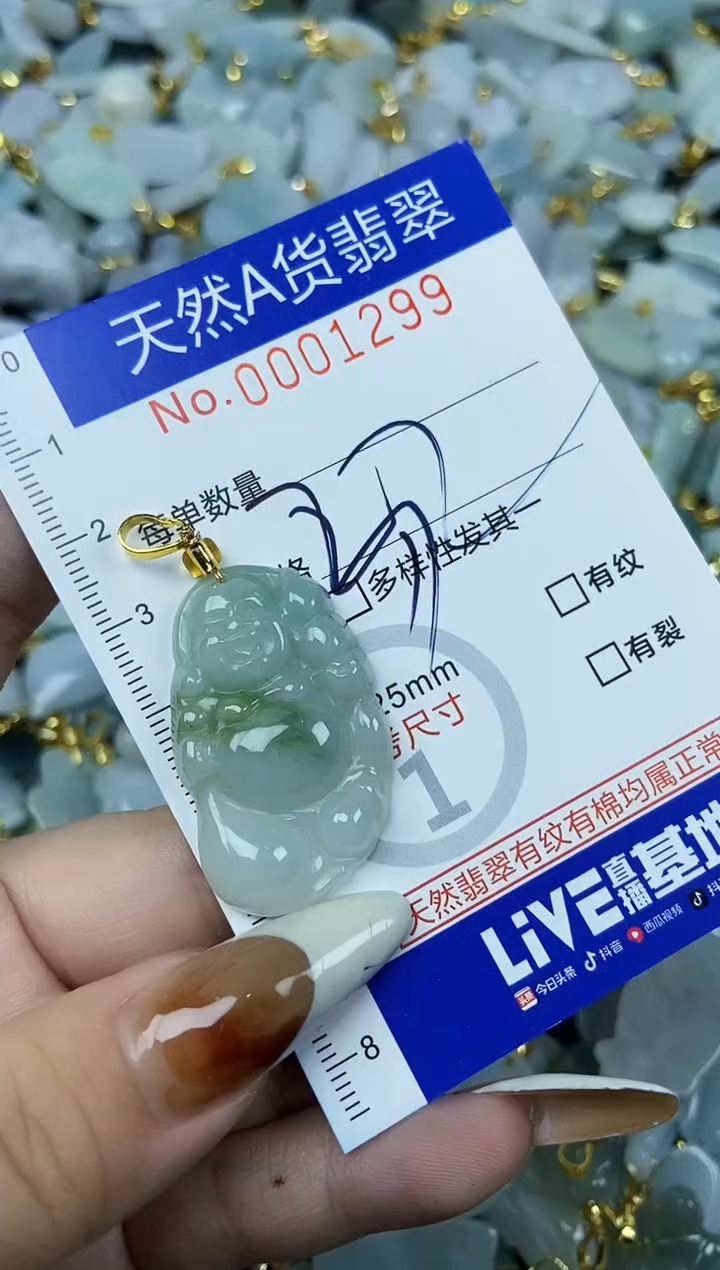 【闪购商品】翡翠颈饰未镶嵌天然A货翡翠