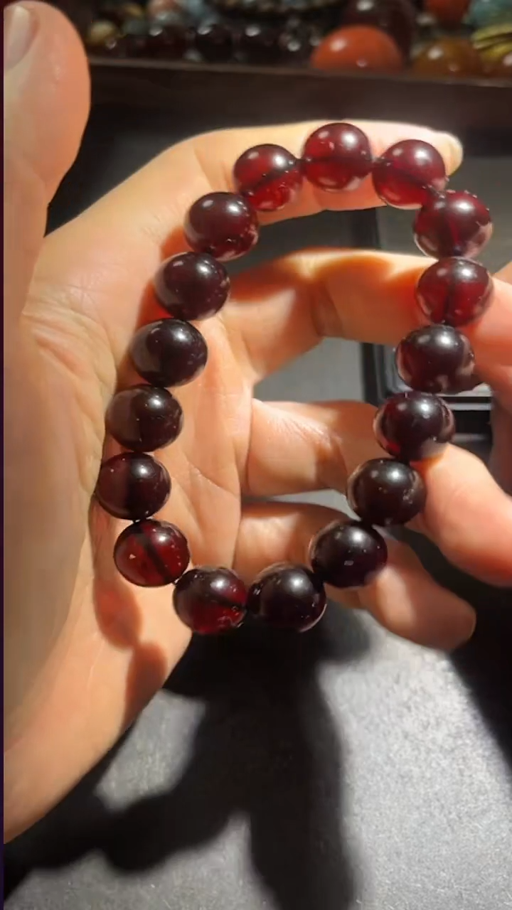 手串琥珀未镶嵌pz1207-5血泊手串