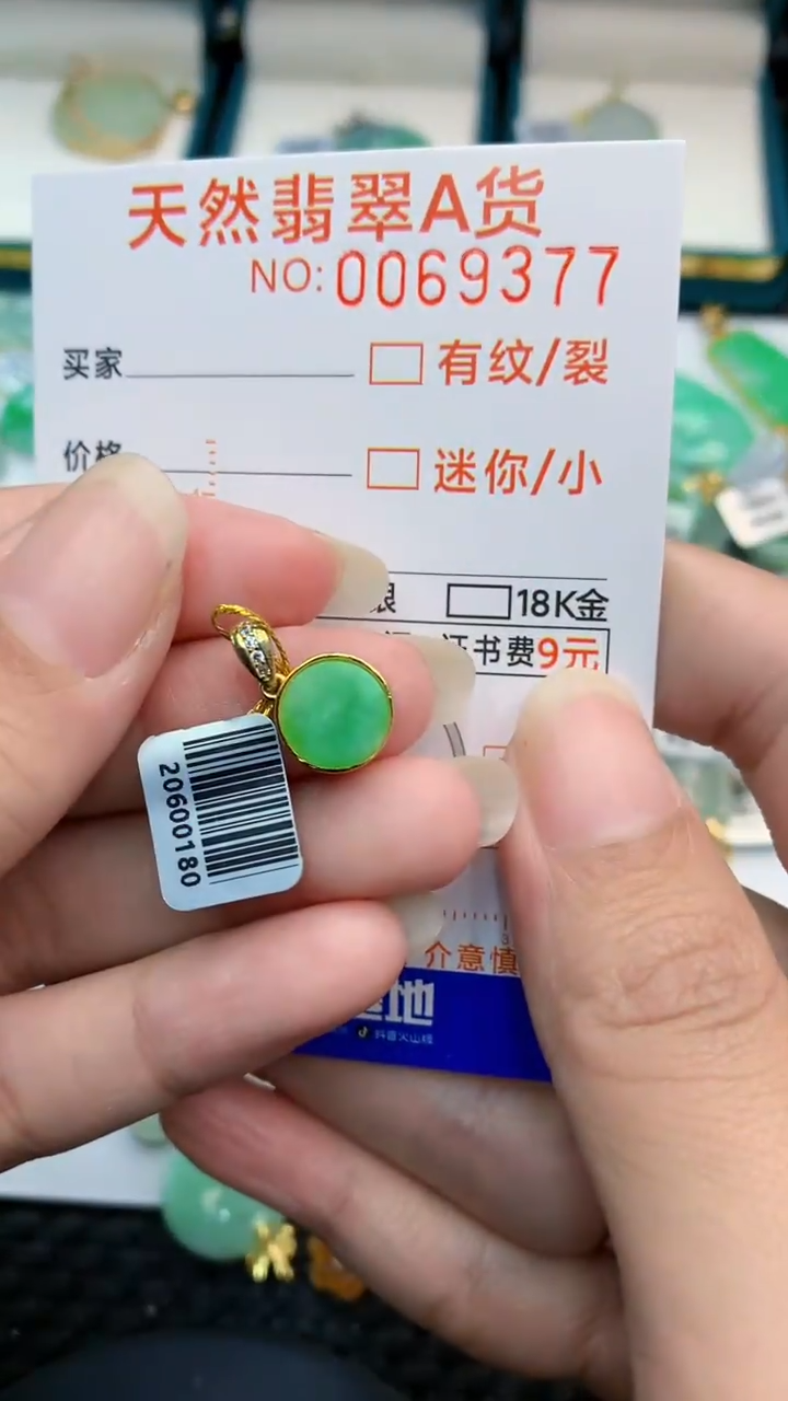 【闪购商品】翡翠颈饰银S925镶嵌            8