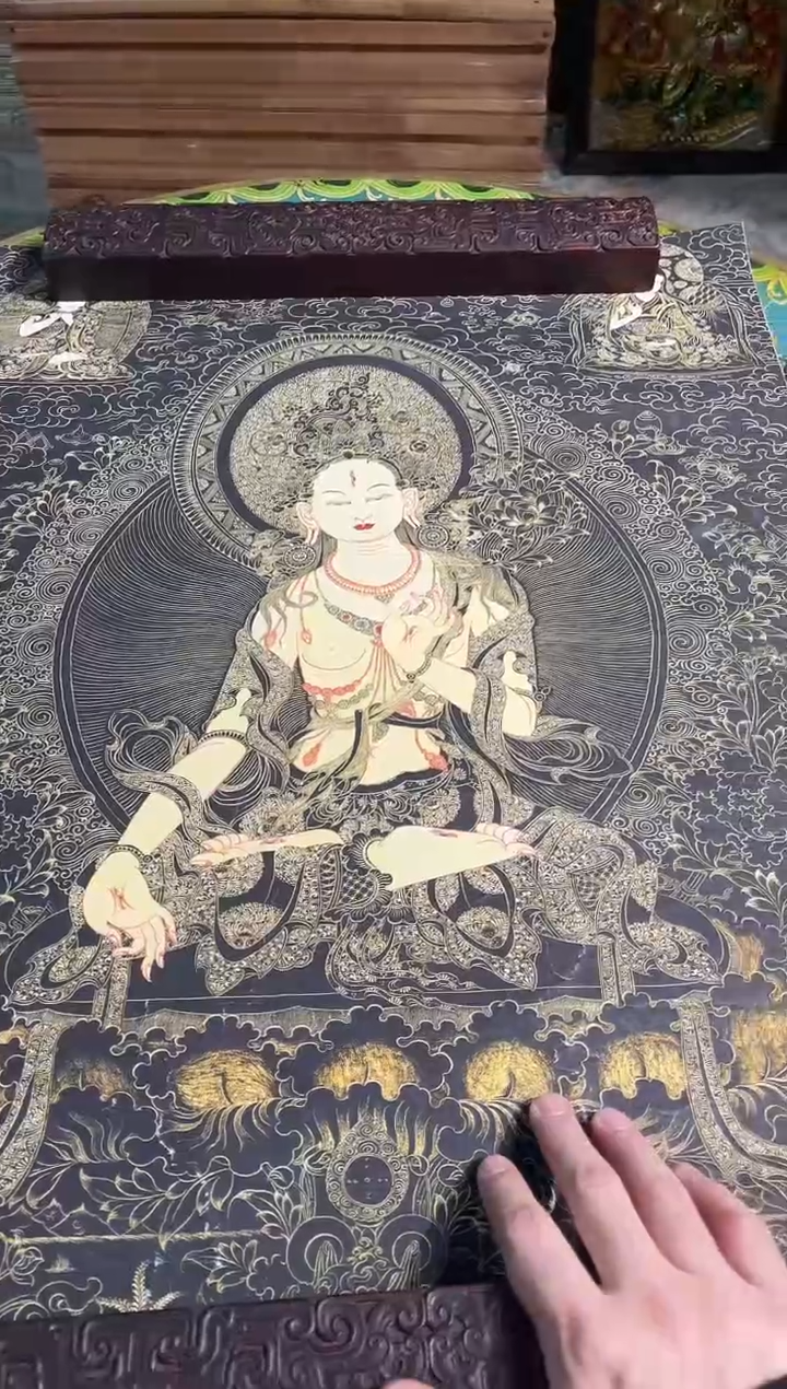 卷轴画天天的唐卡tk160