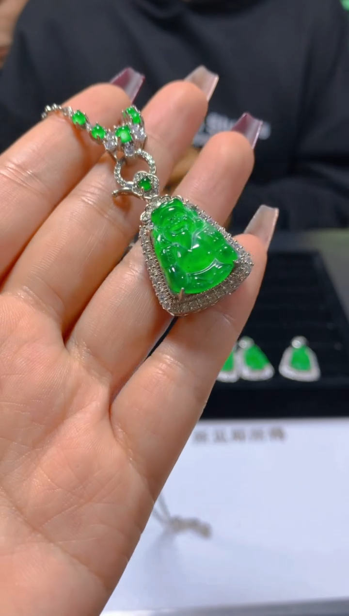 颈饰未镶嵌翡翠多样性发一
