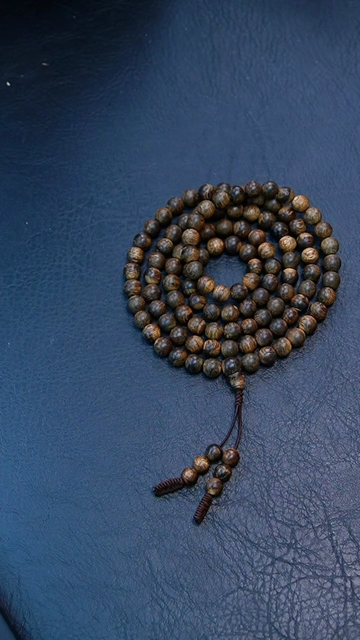 【闪购商品】沉香手串0.7*108达拉干多圈手串23克+