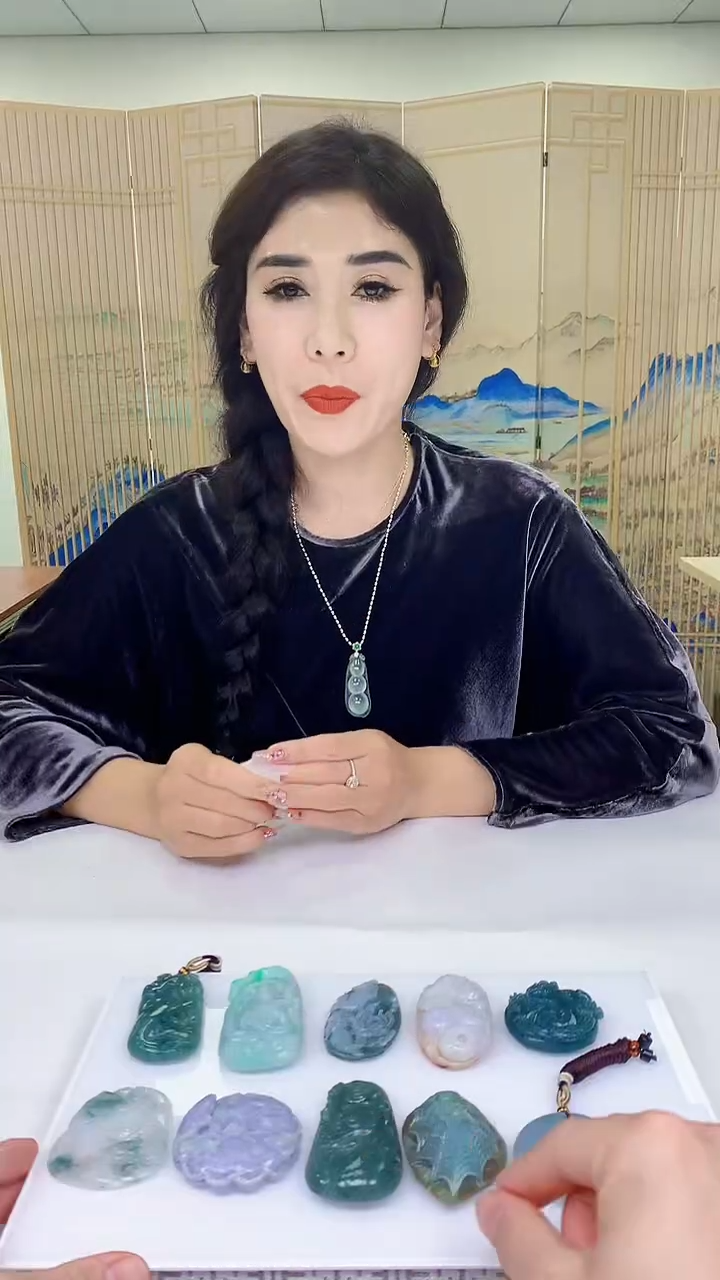 【闪购商品】定制翡翠未镶嵌4829bb-毛货挂件